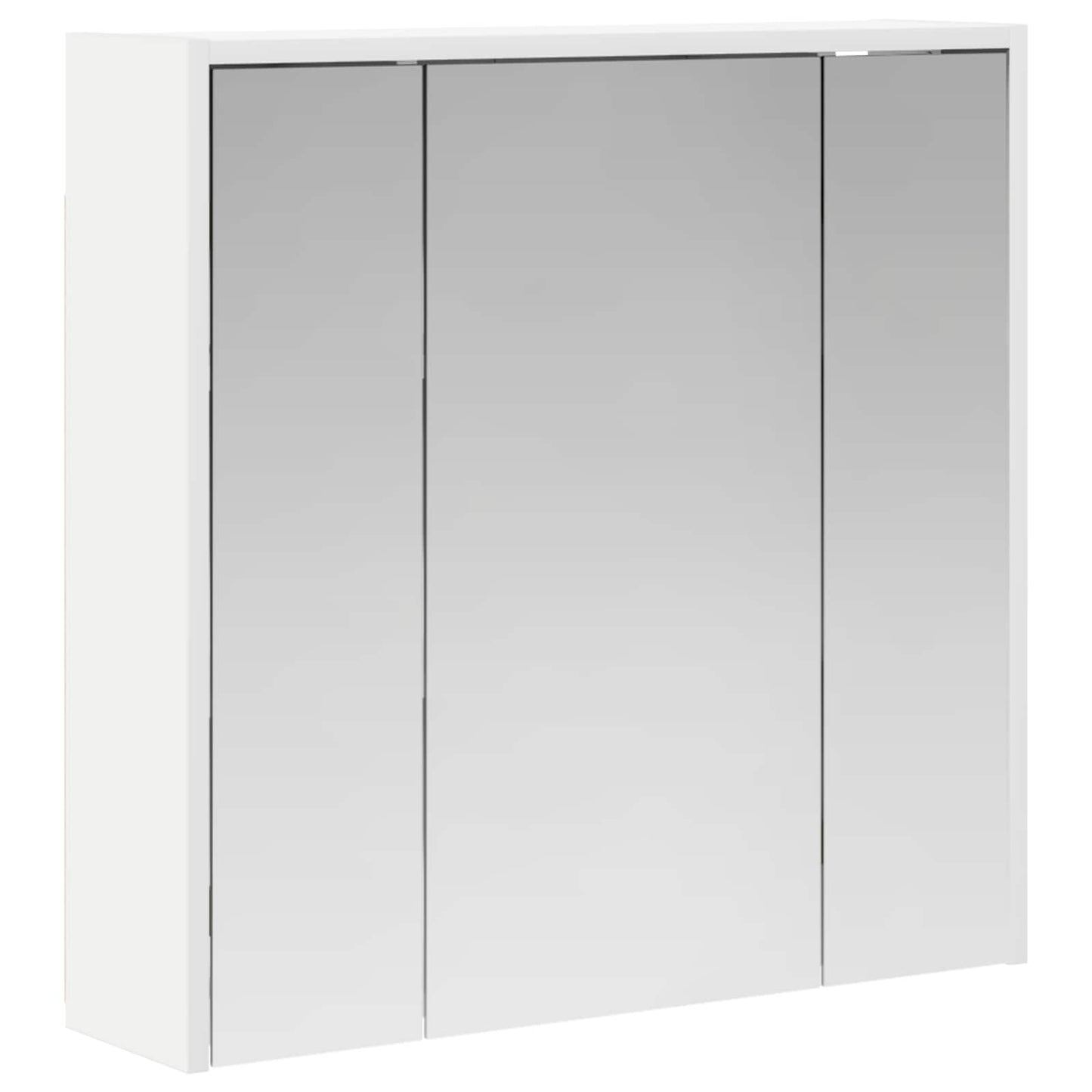 Mobiletto per specchio da bagno Bianco 63,5 x 16 x 62,5 cm | homemem39