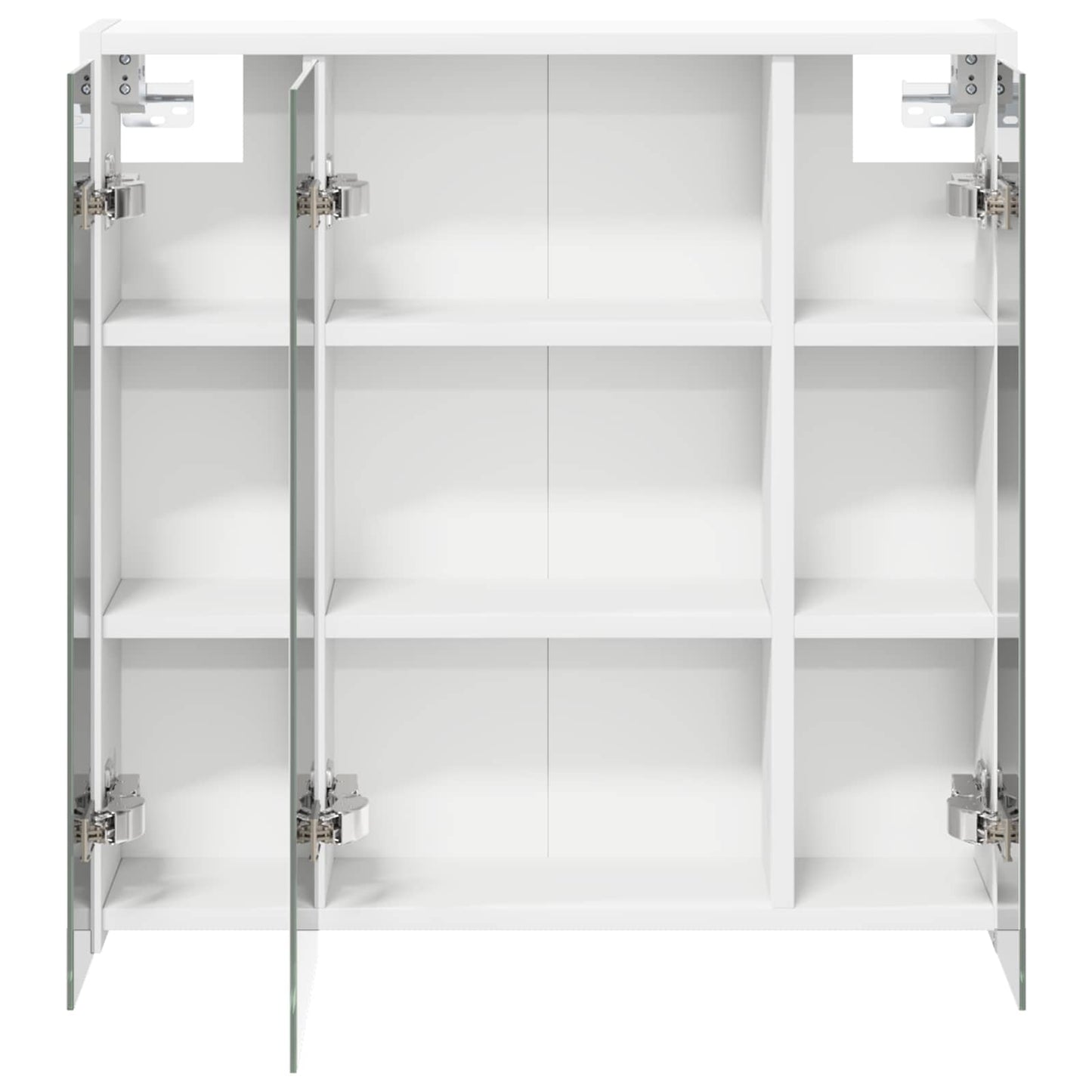 Mobiletto per specchio da bagno Bianco 63,5 x 16 x 62,5 cm | homemem39