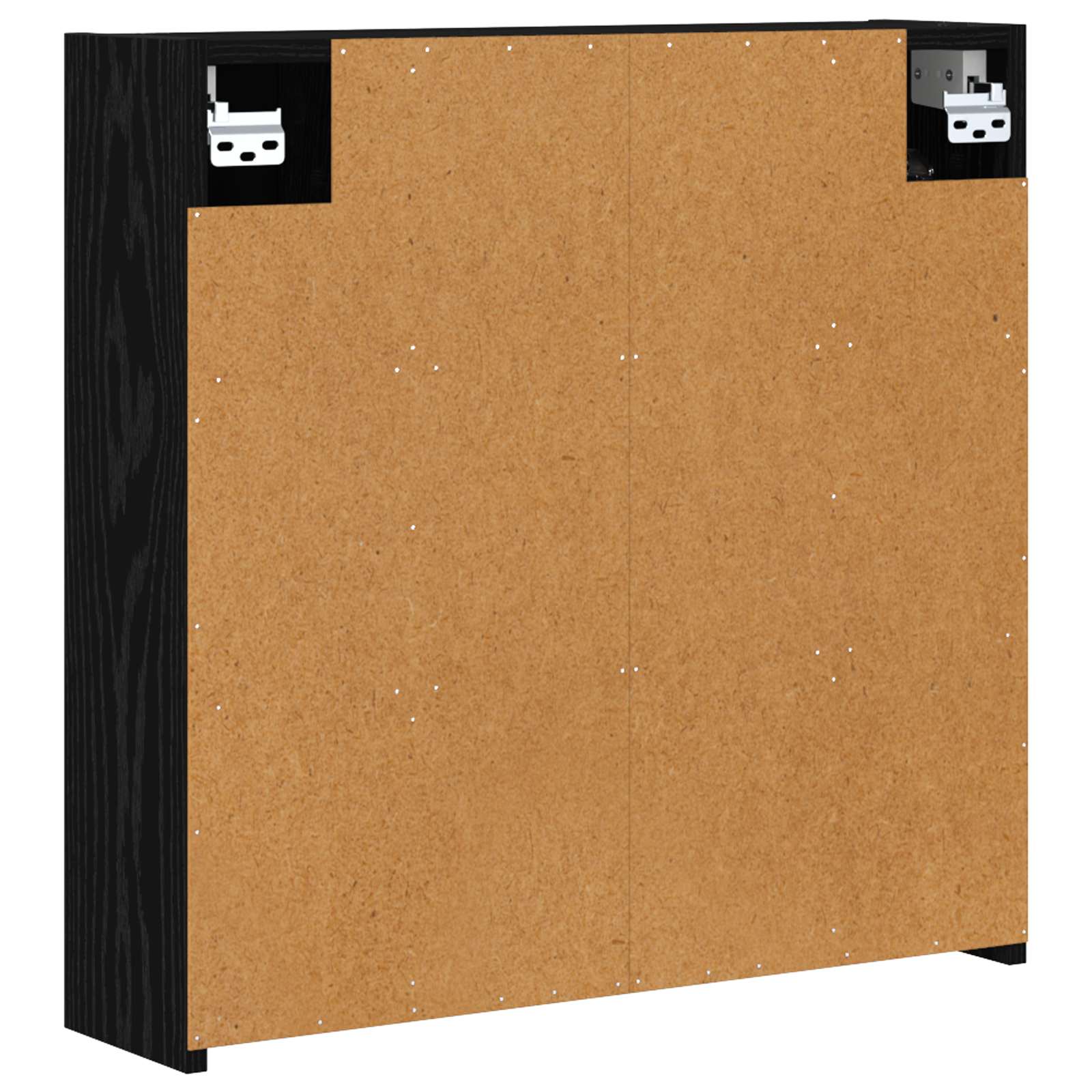 Mobiletto per specchio da bagno Rovere Nero 63,5 x 16 x 62,5 cm | homemem39