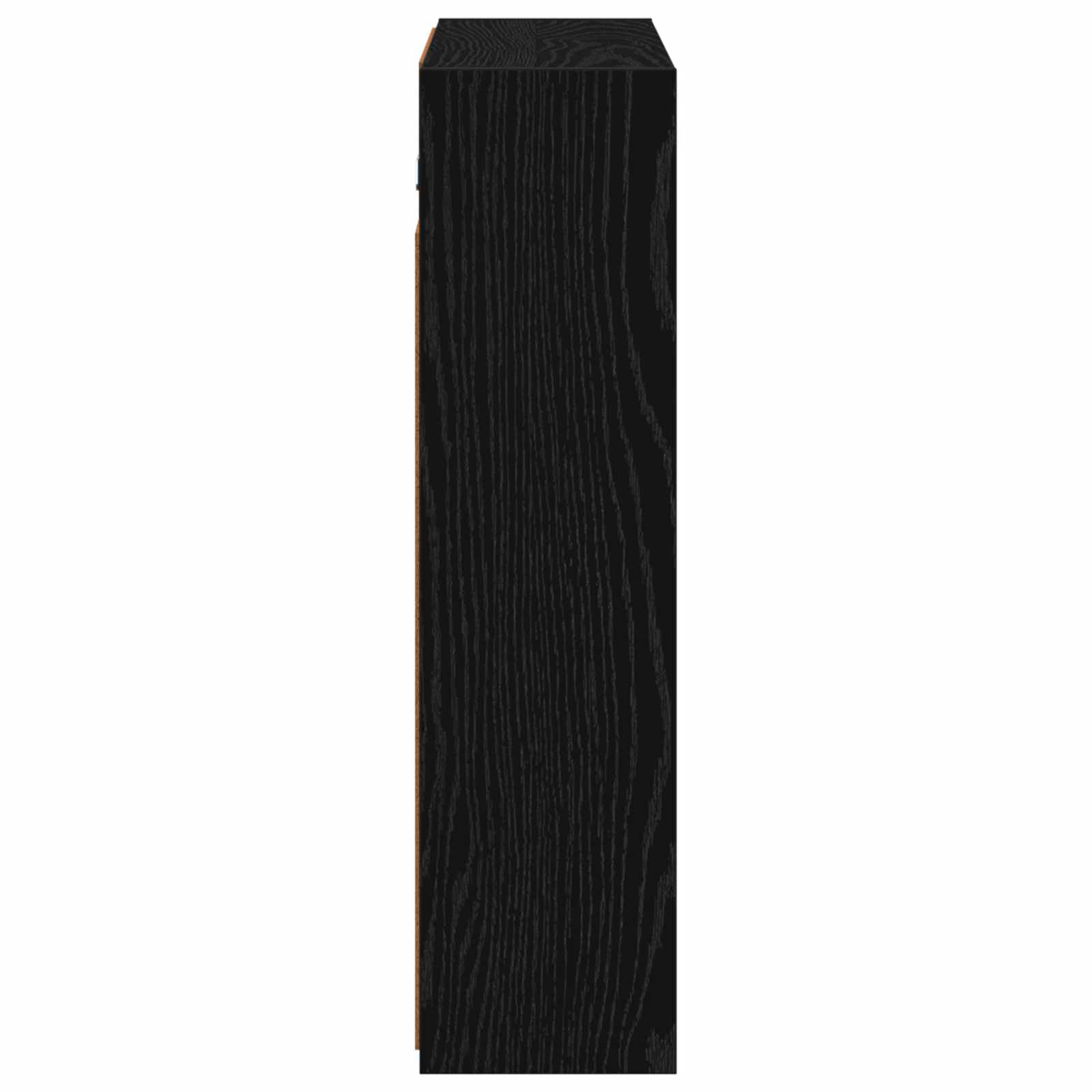 Mobiletto per specchio da bagno Rovere Nero 63,5 x 16 x 62,5 cm | homemem39