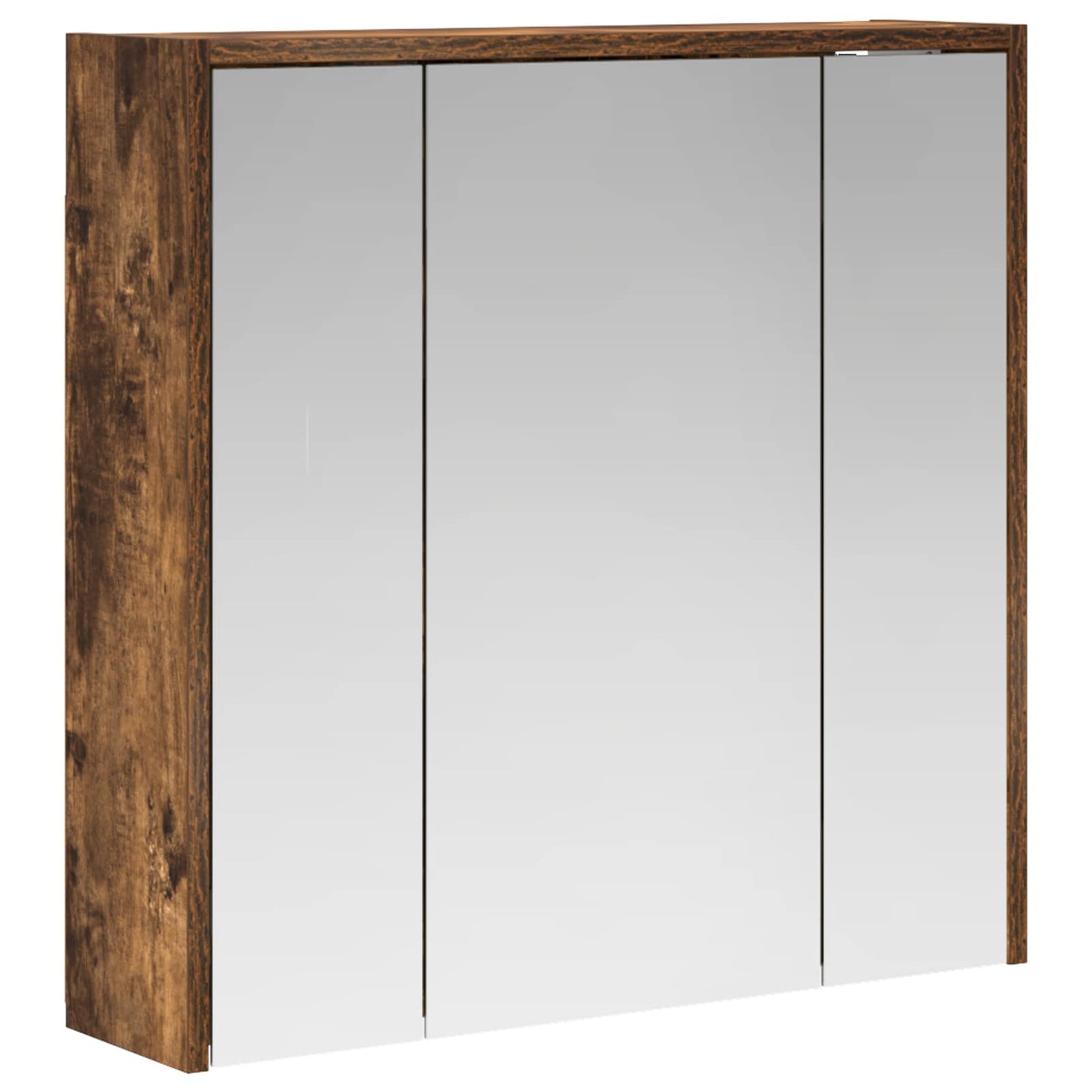 Mobiletto per specchio da bagno Rovere fumé 63,5 x 16 x 62,5 cm | homemem39
