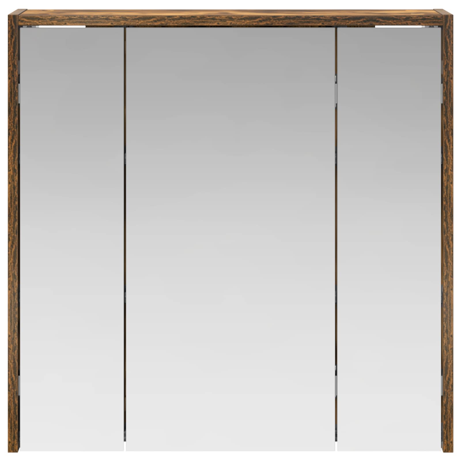 Mobiletto per specchio da bagno Rovere fumé 63,5 x 16 x 62,5 cm | homemem39