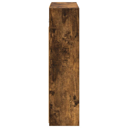 Mobiletto per specchio da bagno Rovere fumé 63,5 x 16 x 62,5 cm | homemem39