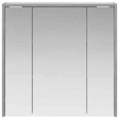 Mobiletto per specchio da bagno Grigio Sonoma | homemem39