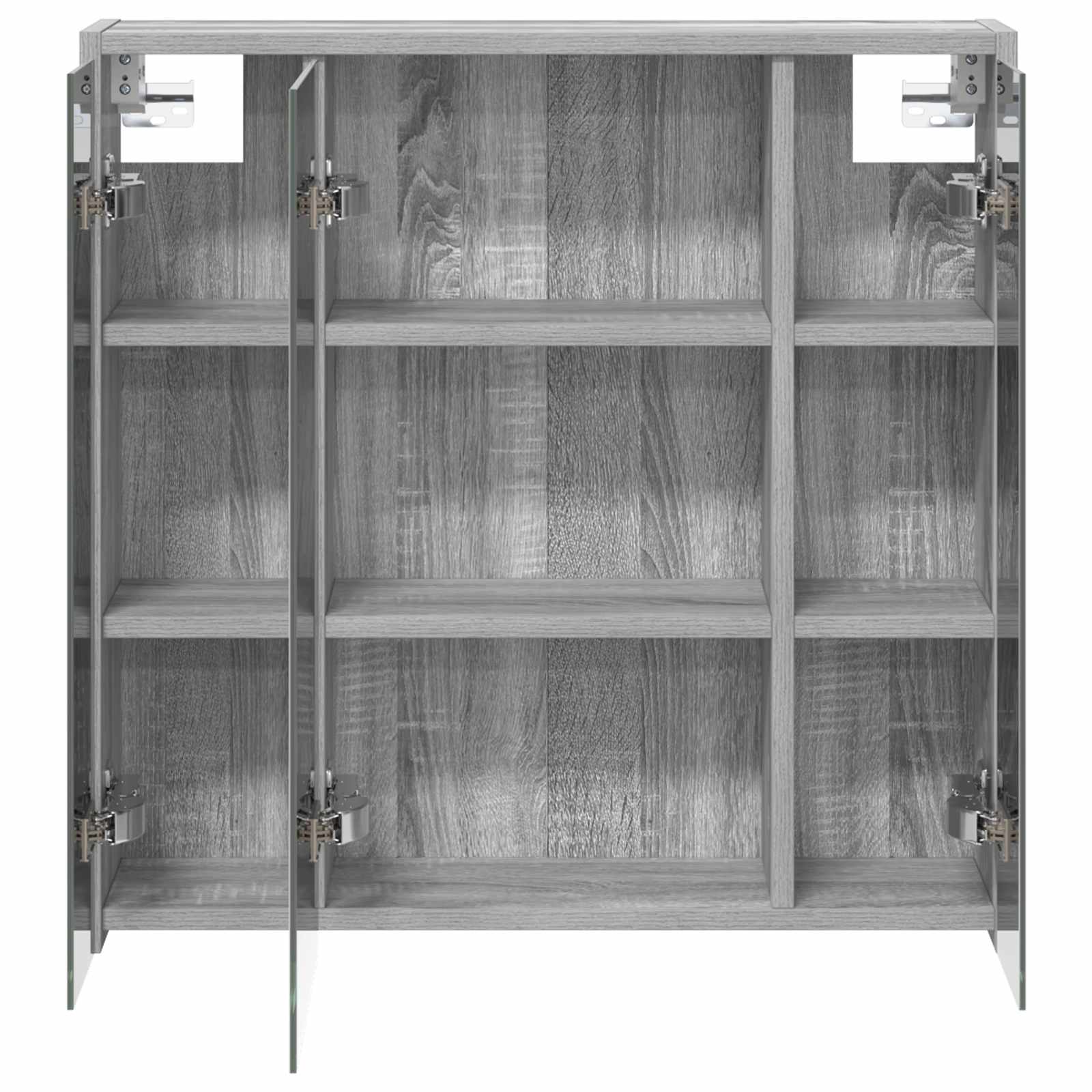 Mobiletto per specchio da bagno Grigio Sonoma | homemem39