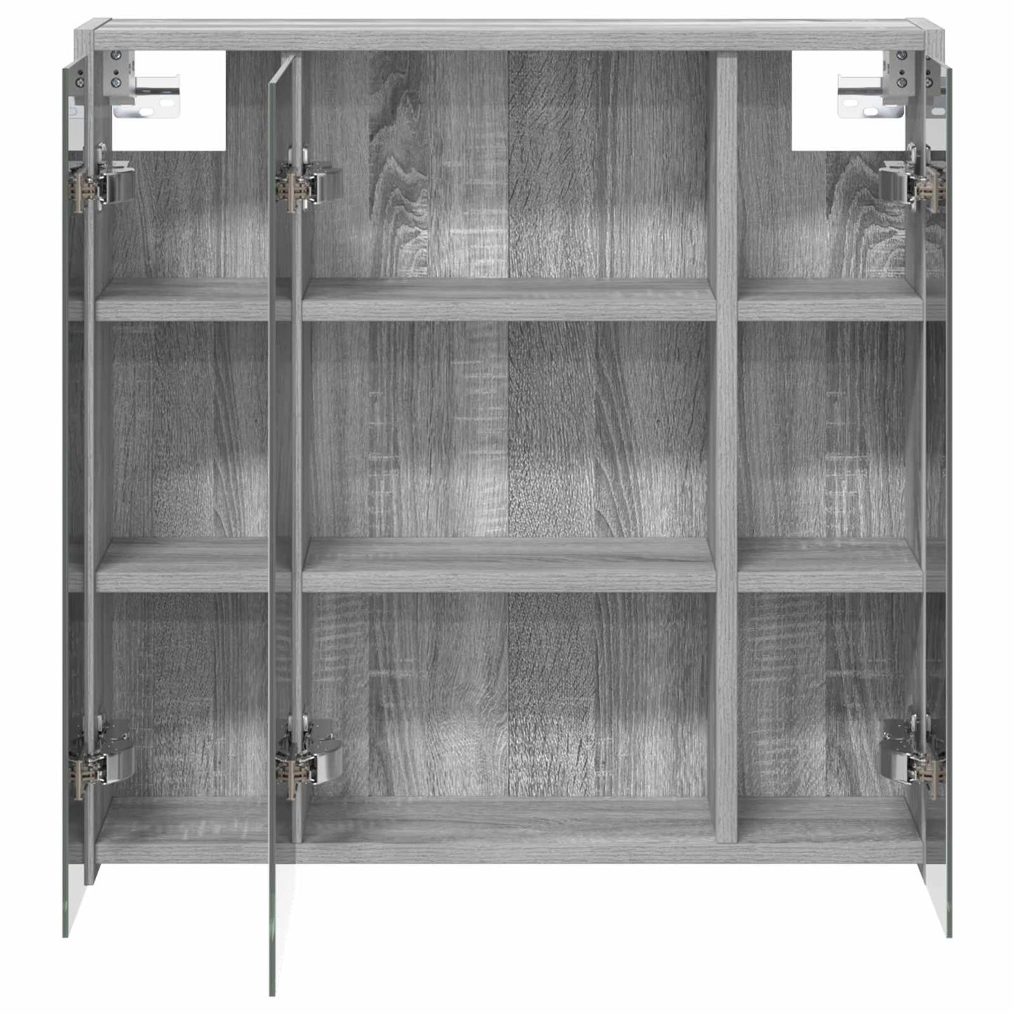 Mobiletto per specchio da bagno Grigio Sonoma