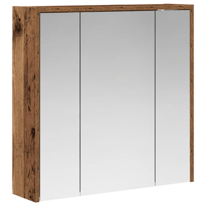 Mobiletto per specchio da bagno Legno vecchio