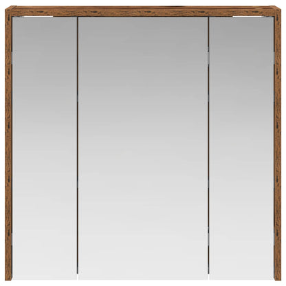 Mobiletto per specchio da bagno Legno vecchio