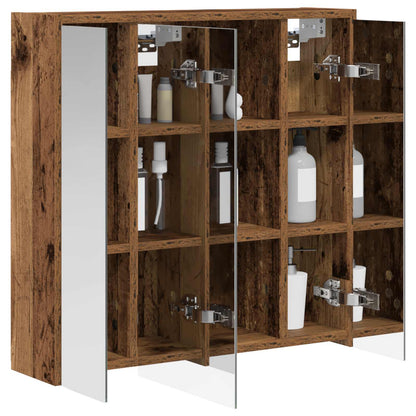 Mobiletto per specchio da bagno Legno vecchio
