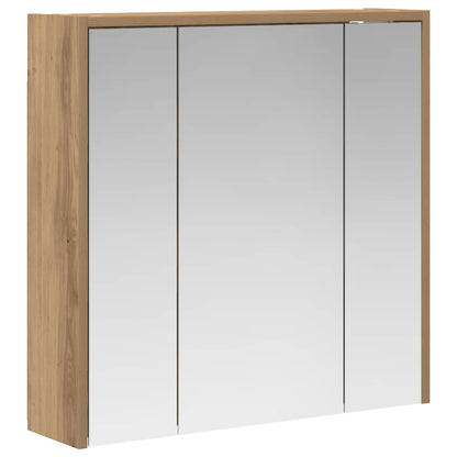 Mobiletto per specchio da bagno Rovere Artigianale
