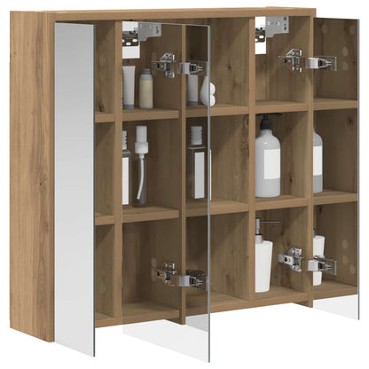 Mobiletto per specchio da bagno Rovere Artigianale
