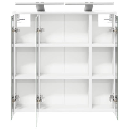 Mobiletto per specchio da bagno Bianco 63,5 x 16 x 62,5 cm | homemem39