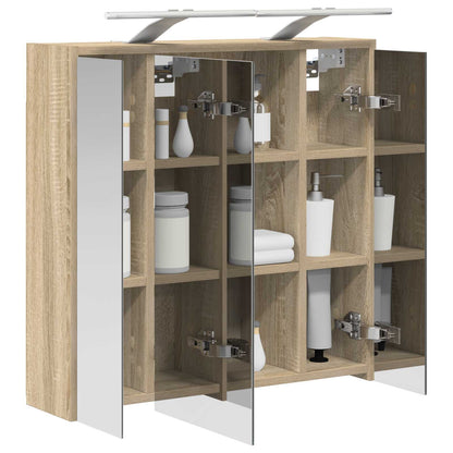 Mobiletto per specchio da bagno Rovere Sonoma | homemem39