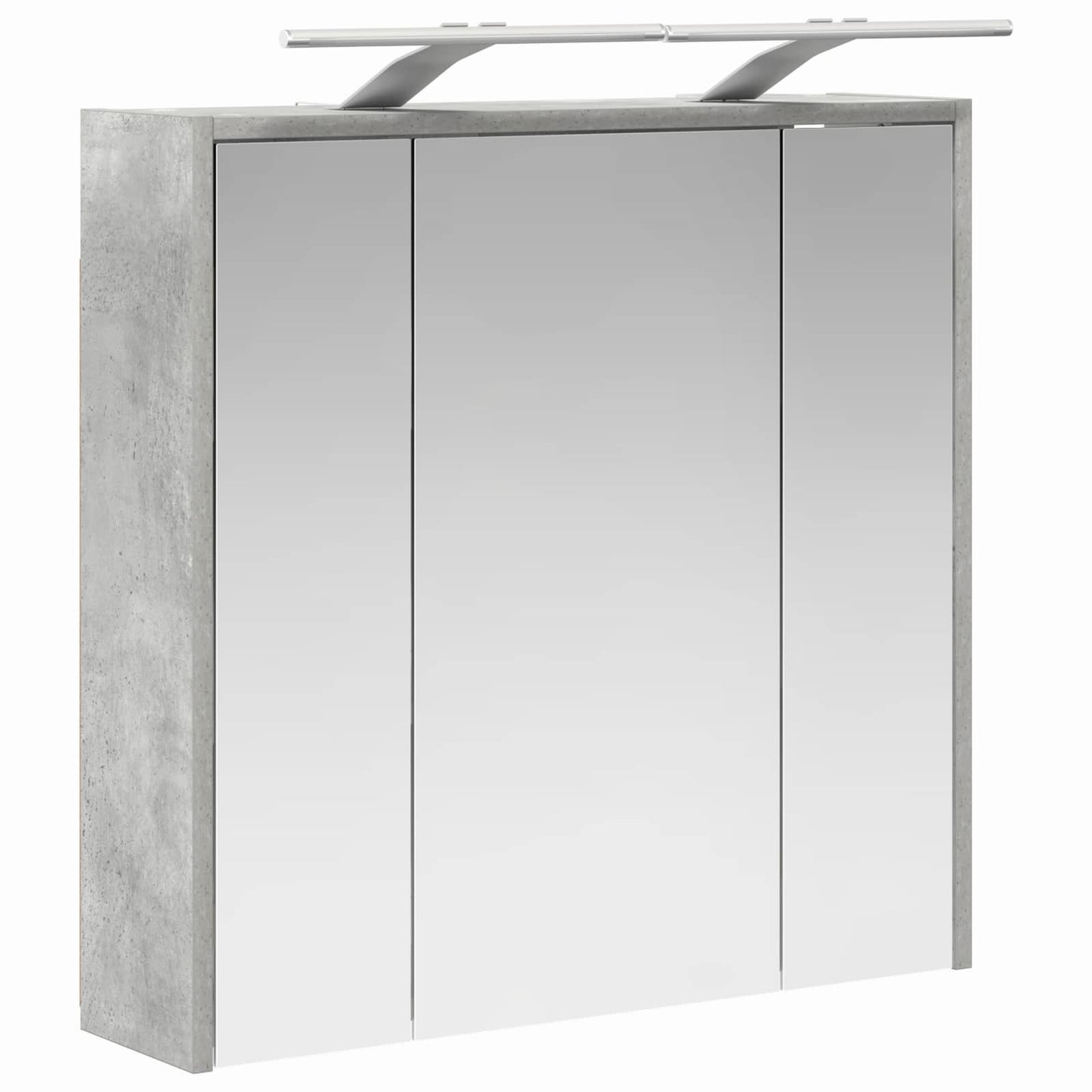 Mobiletto per specchio da bagno Grigio cemento | homemem39