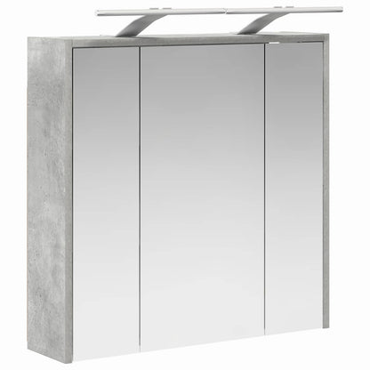 Mobiletto per specchio da bagno Grigio cemento | homemem39