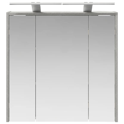 Mobiletto per specchio da bagno Grigio cemento | homemem39