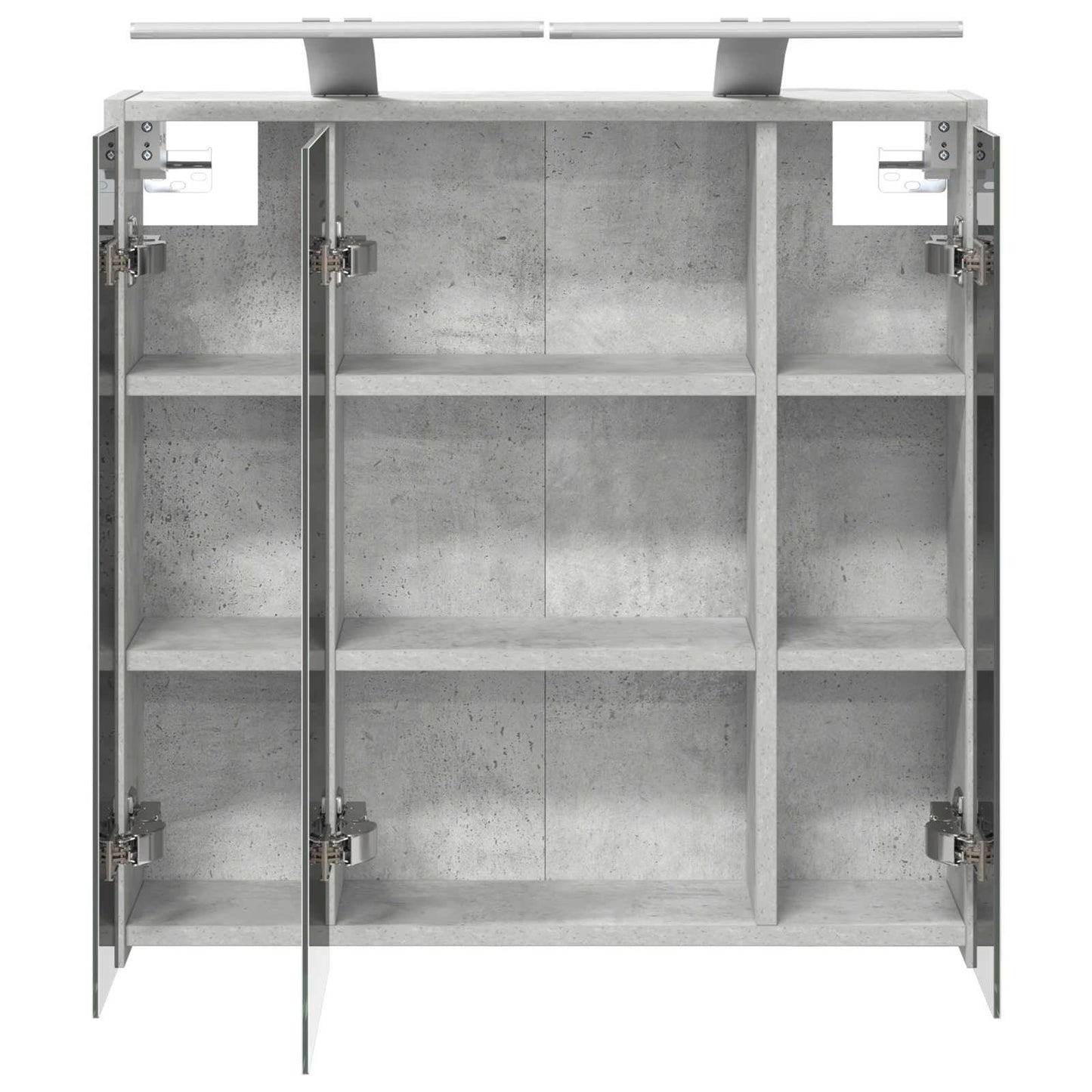 Mobiletto per specchio da bagno Grigio cemento | homemem39
