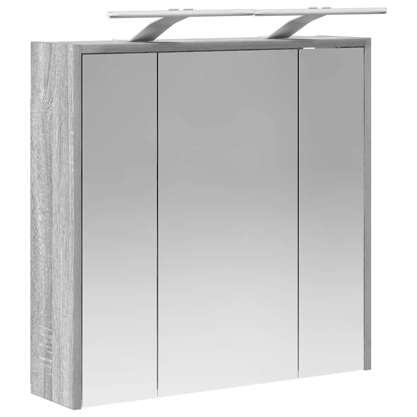 Mobiletto per specchio da bagno Grigio Sonoma | homemem39