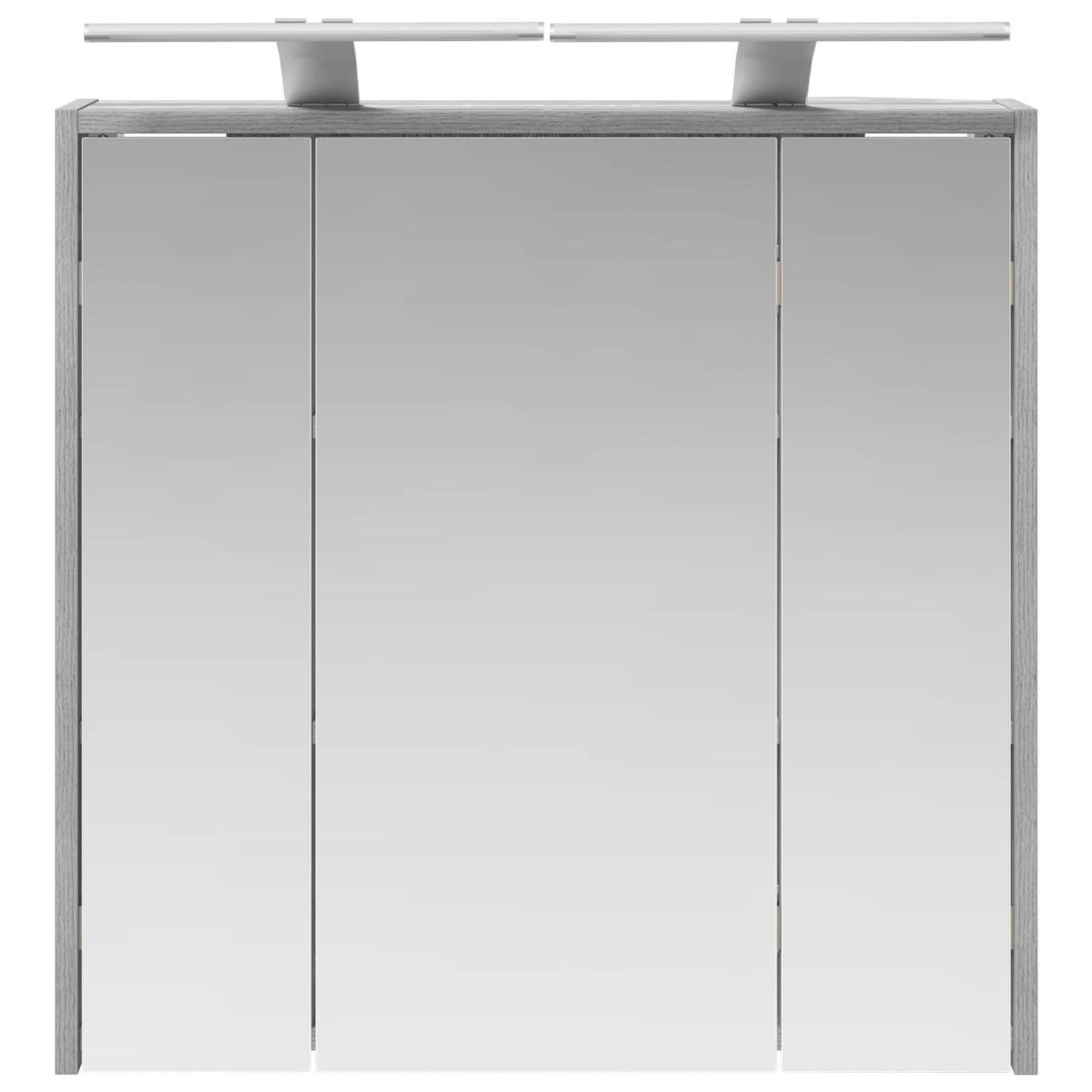 Mobiletto per specchio da bagno Grigio Sonoma