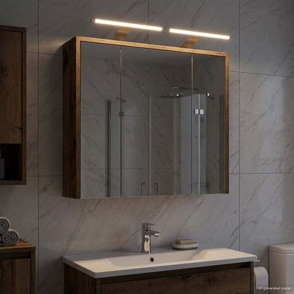 Mobiletto per specchio da bagno Legno vecchio | homemem39