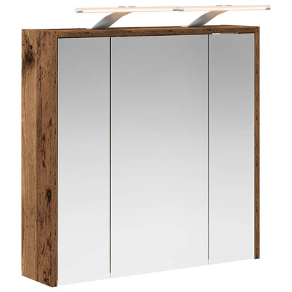 Mobiletto per specchio da bagno Legno vecchio