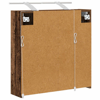 Mobiletto per specchio da bagno Legno vecchio | homemem39