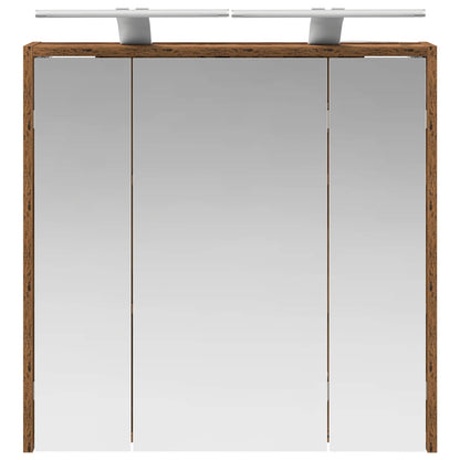 Mobiletto per specchio da bagno Legno vecchio