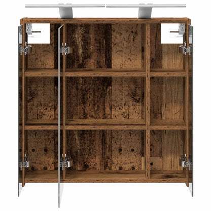 Mobiletto per specchio da bagno Legno vecchio