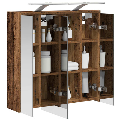 Mobiletto per specchio da bagno Legno vecchio | homemem39