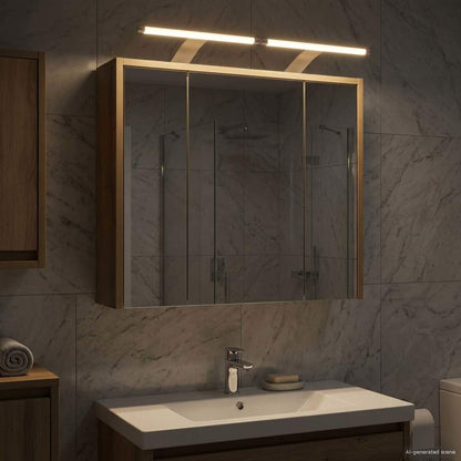 Mobiletto per specchio da bagno Rovere Artigianale | homemem39