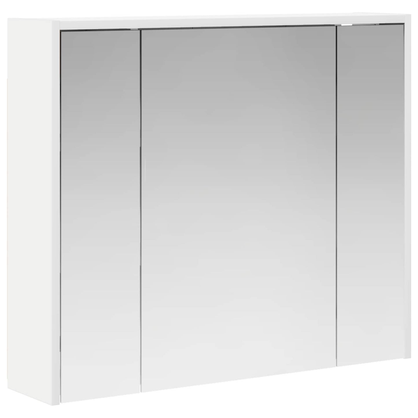 Mobiletto per specchio da bagno Bianco 73,5 x 16 x 62,5 cm