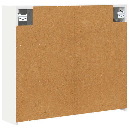 Mobiletto per specchio da bagno Bianco 73,5 x 16 x 62,5 cm | homemem39