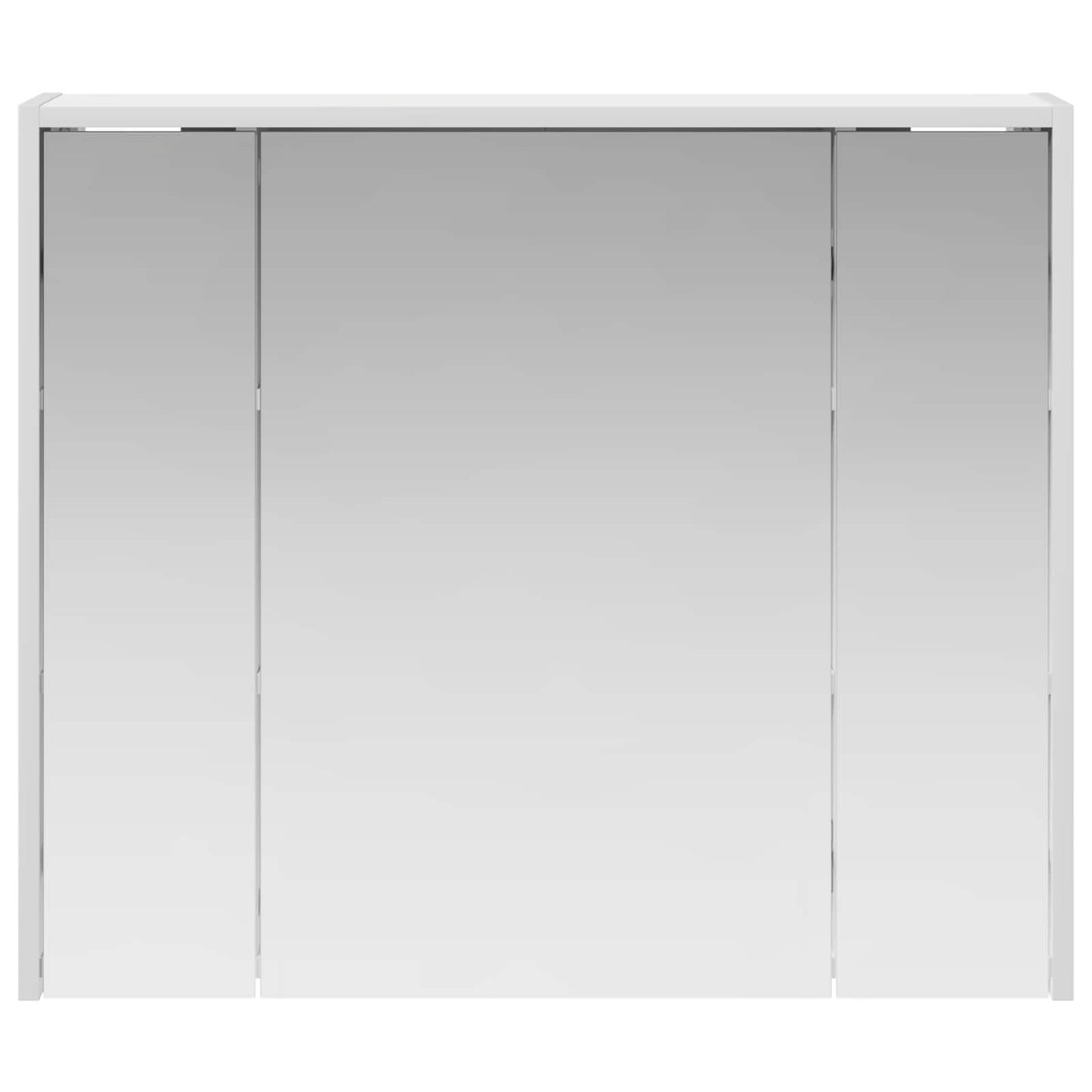 Mobiletto per specchio da bagno Bianco 73,5 x 16 x 62,5 cm