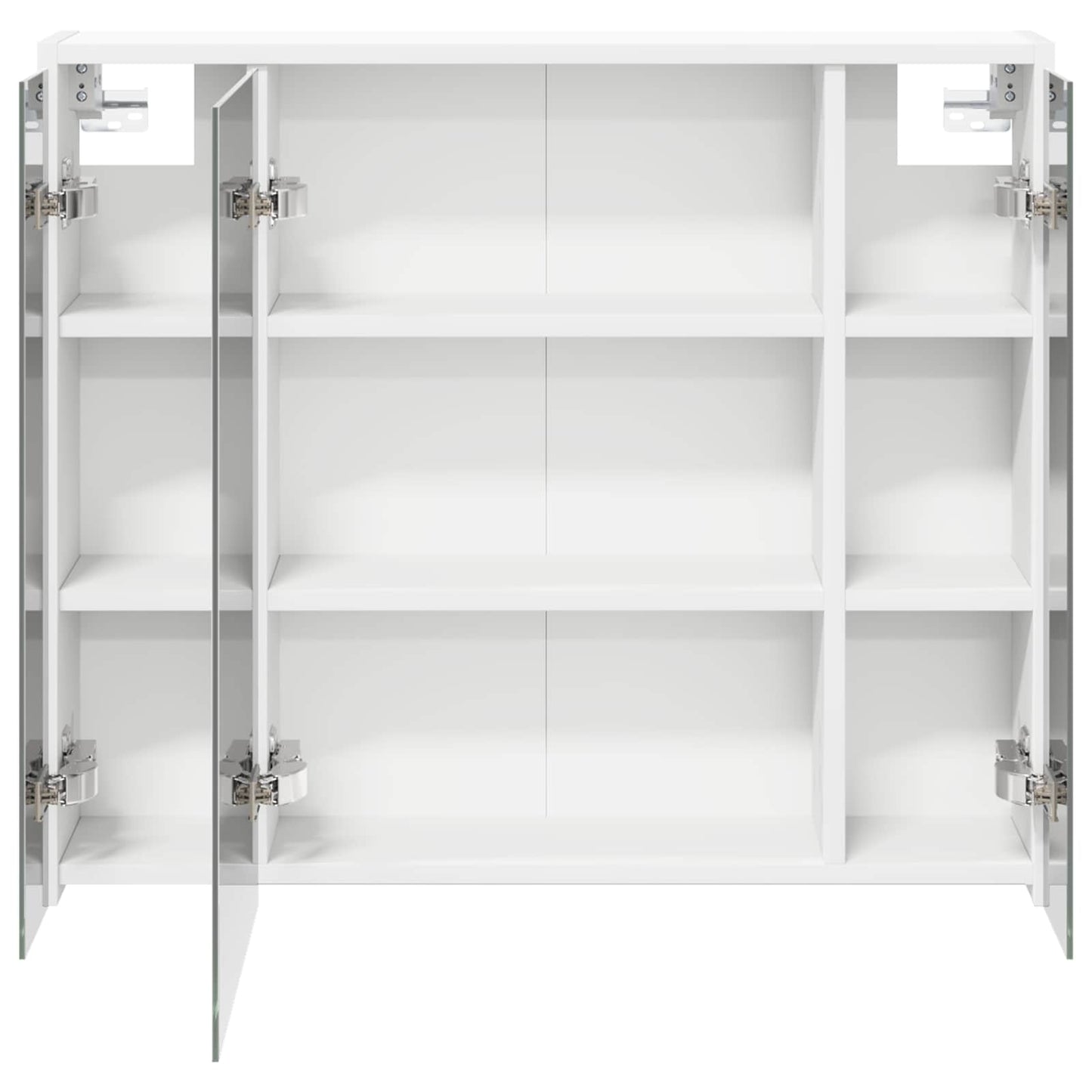 Mobiletto per specchio da bagno Bianco 73,5 x 16 x 62,5 cm | homemem39