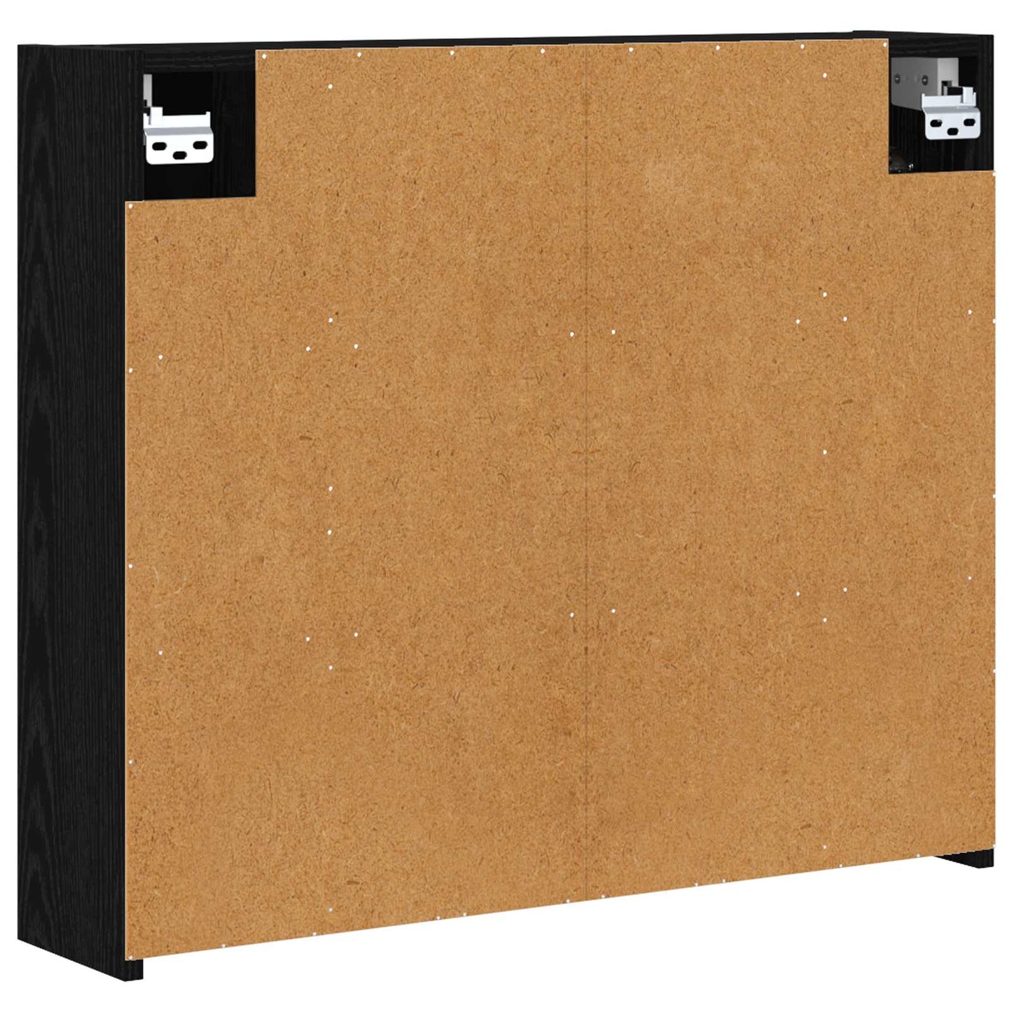 Mobiletto per specchio da bagno Rovere Nero 73,5 x 16 x 62,5 cm | homemem39