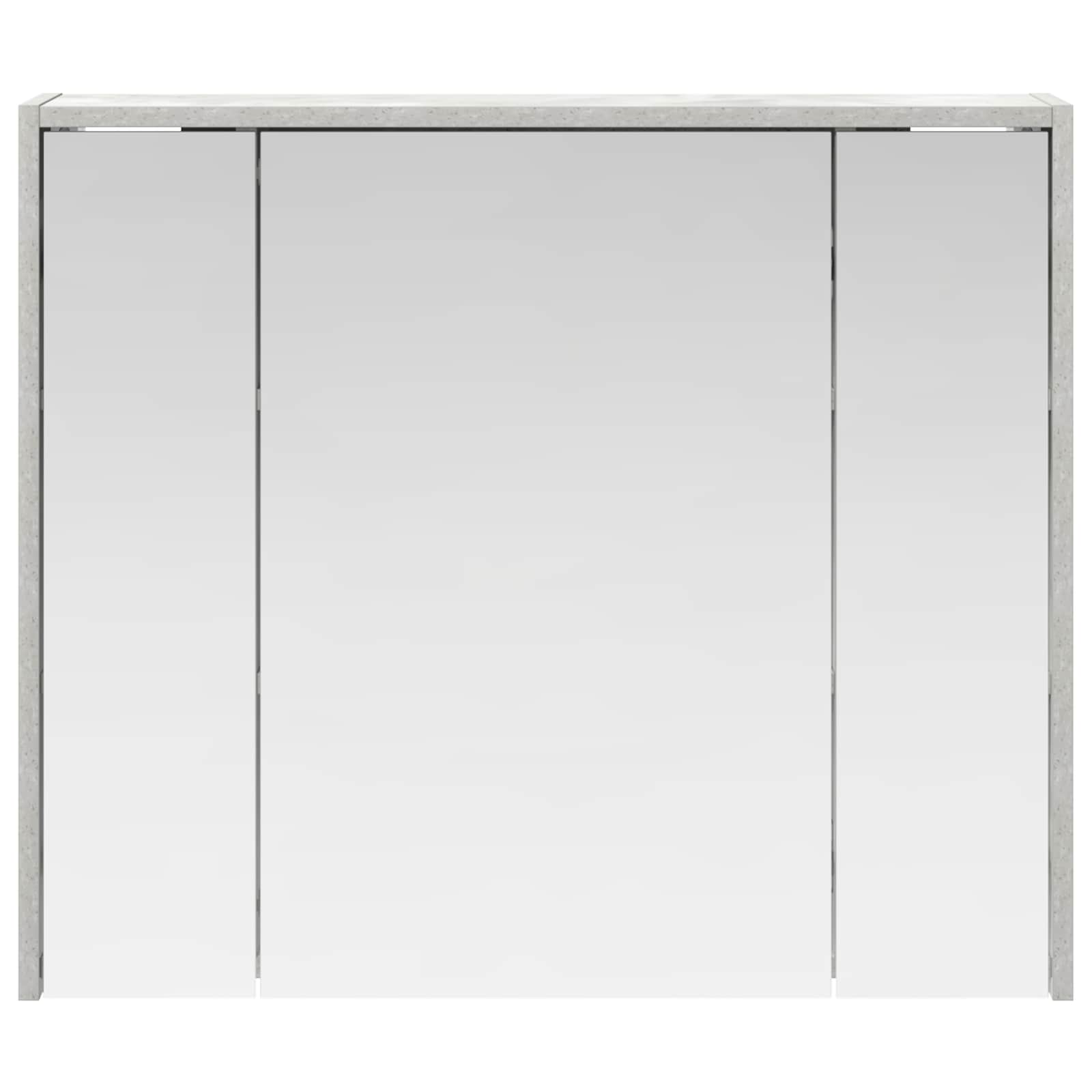Mobiletto per specchio da bagno Grigio cemento | homemem39