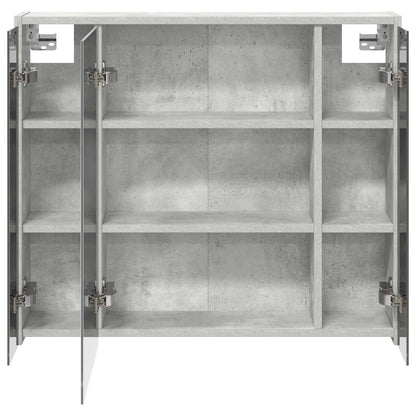 Mobiletto per specchio da bagno Grigio cemento | homemem39