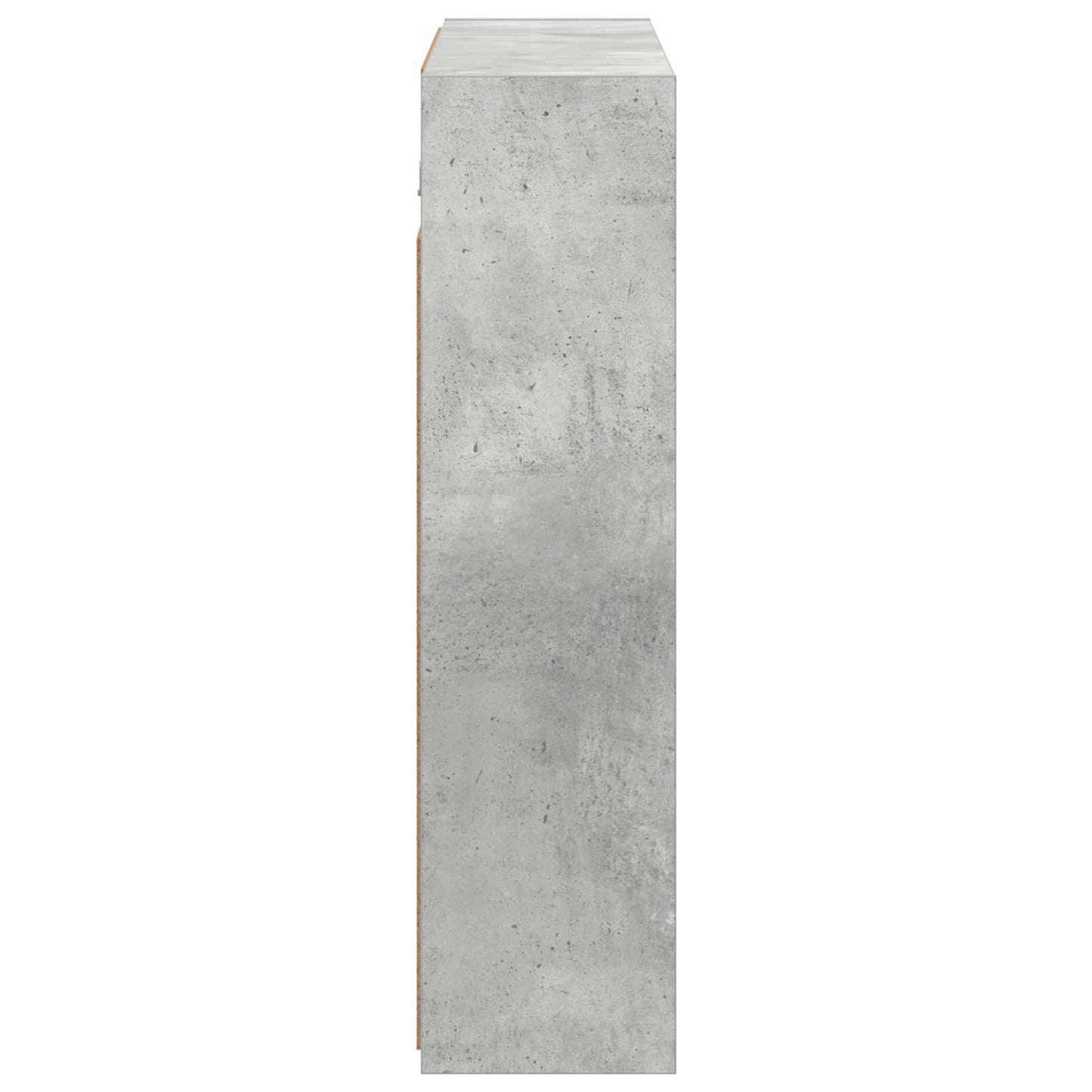 Mobiletto per specchio da bagno Grigio cemento