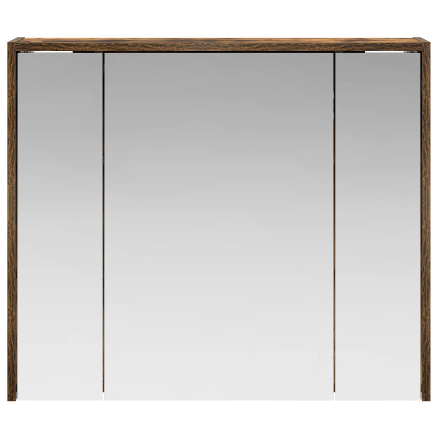 Mobiletto per specchio da bagno Rovere fumé 73,5 x 16 x 62,5 cm | homemem39