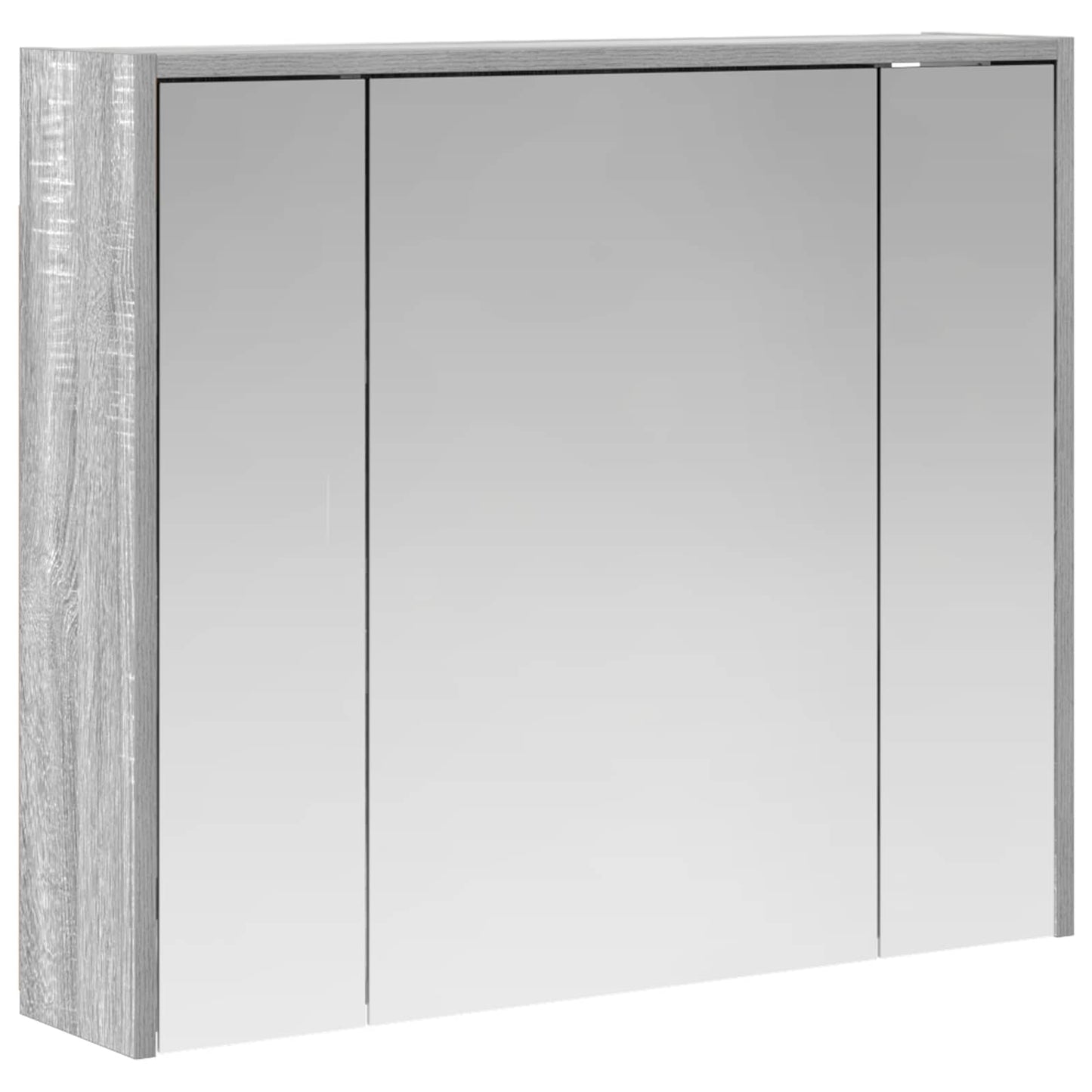 Mobiletto per specchio da bagno Grigio Sonoma