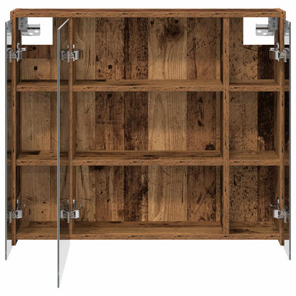 Mobiletto per specchio da bagno Legno vecchio