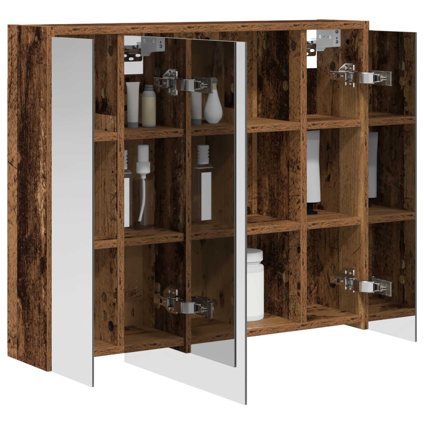 Mobiletto per specchio da bagno Legno vecchio