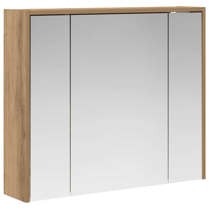 Mobiletto per specchio da bagno Rovere Artigianale