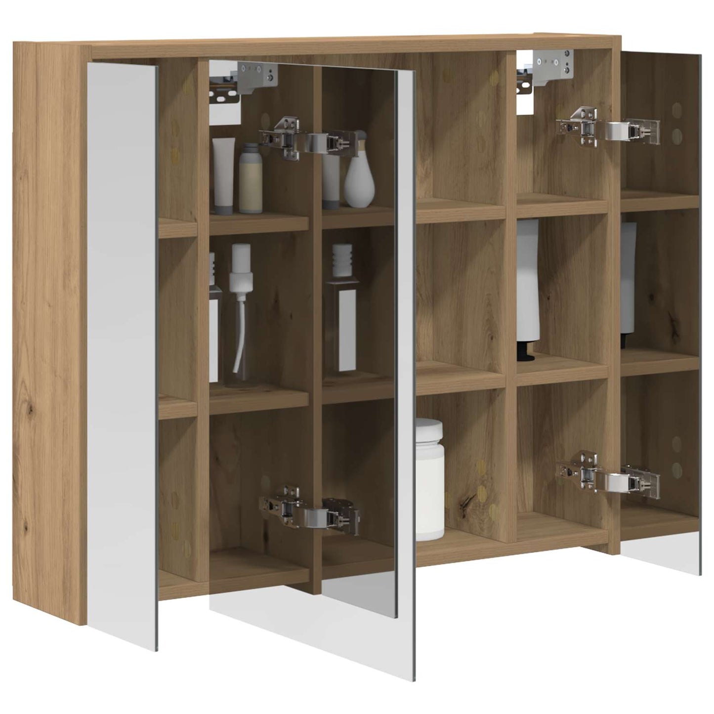Mobiletto per specchio da bagno Rovere Artigianale