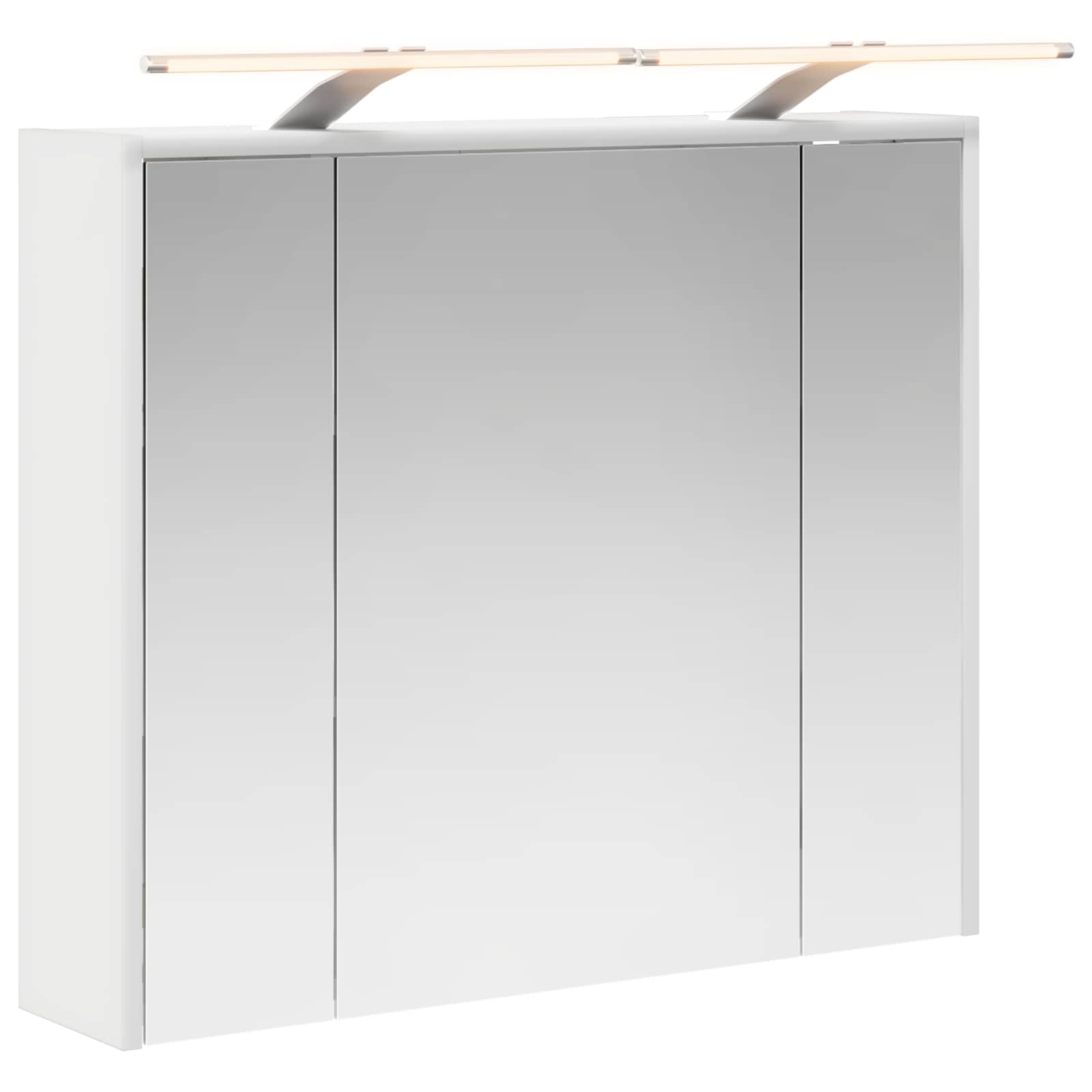 Mobiletto per specchio da bagno Bianco 73,5 x 16 x 62,5 cm | homemem39