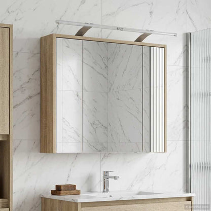 Mobiletto per specchio da bagno Rovere Sonoma | homemem39