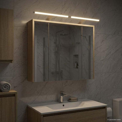 Mobiletto per specchio da bagno Rovere Sonoma | homemem39
