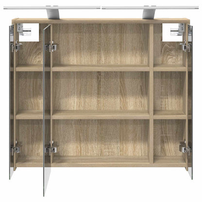 Mobiletto per specchio da bagno Rovere Sonoma | homemem39