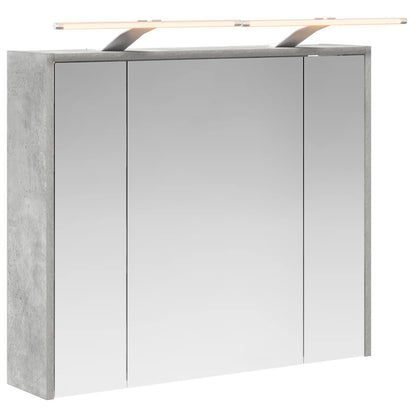 Mobiletto per specchio da bagno Grigio cemento | homemem39