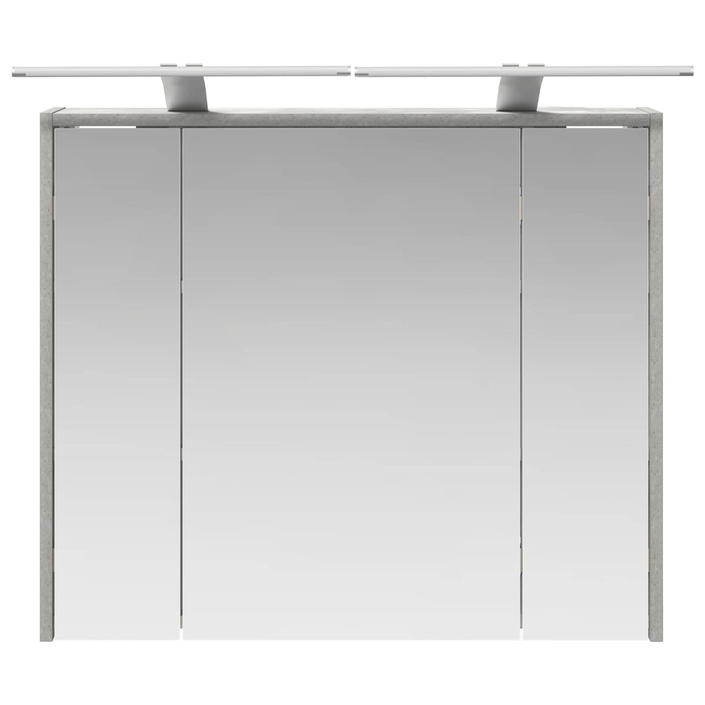 Mobiletto per specchio da bagno Grigio cemento | homemem39